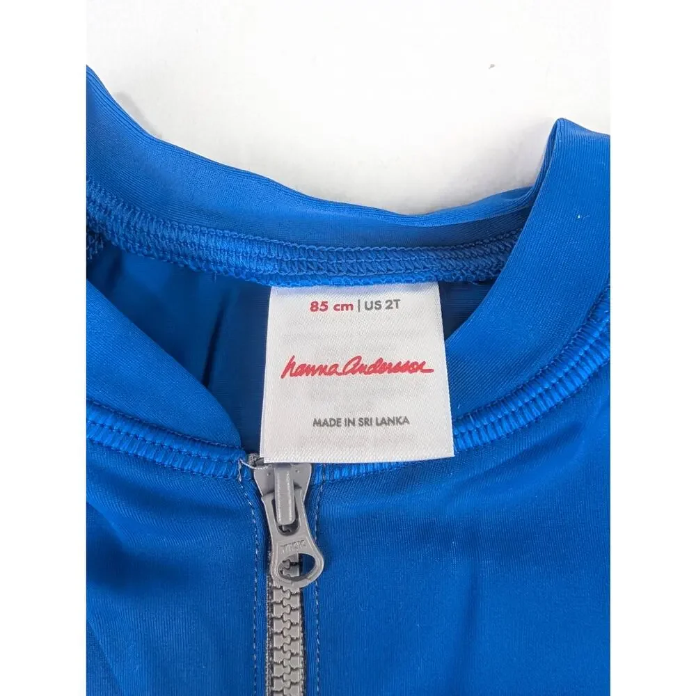 Hanna Andersson 2T Shark S/S Rashguard Suit